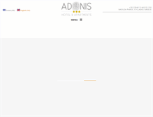 Tablet Screenshot of adonisparos.com
